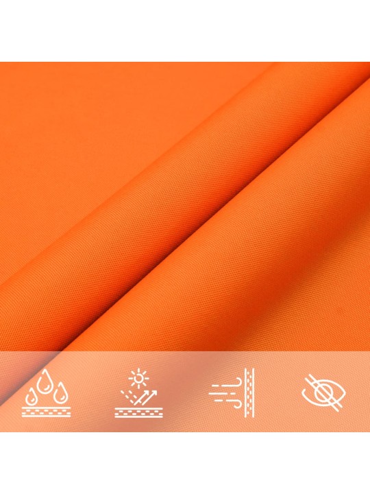 Aurinkopurje oxford-kangas suorakaide 2x3 m oranssi