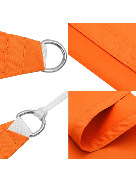 Aurinkopurje oxford-kangas kolmio 3,6x3,6x3,6 m oranssi