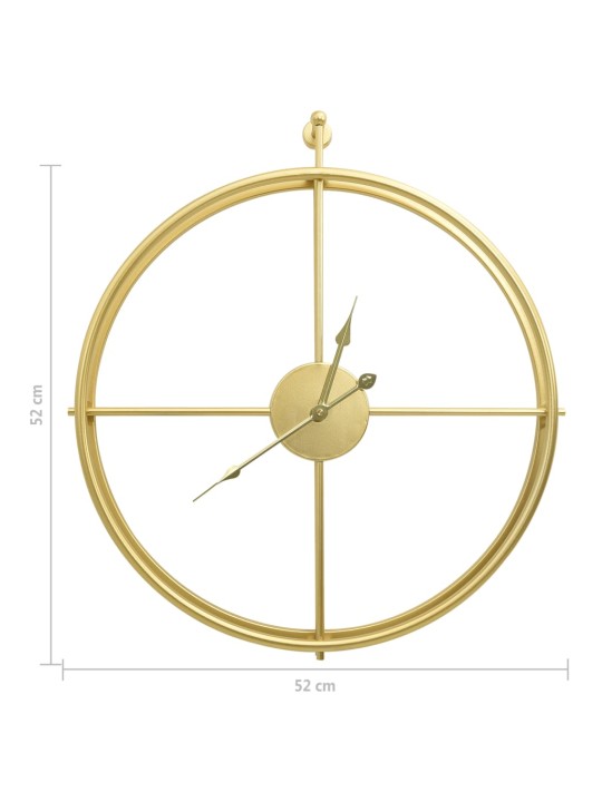 Seinäkello kulta 52 cm rauta