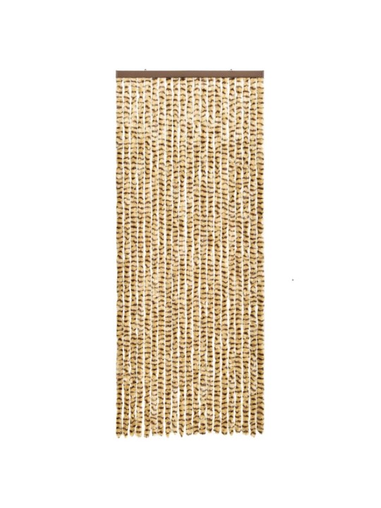 Hyönteisverho beige ja ruskea 56x185 cm Chenille