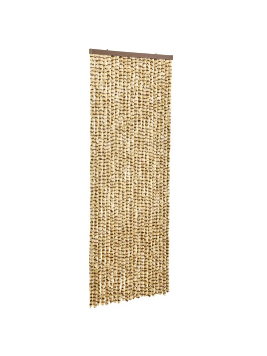 Hyönteisverho beige ja ruskea 56x185 cm Chenille