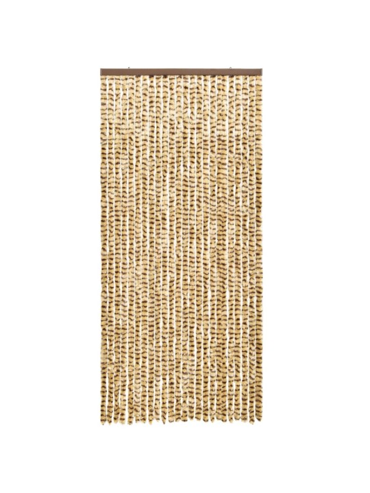 Hyönteisverho beige ja ruskea 90x220 cm Chenille