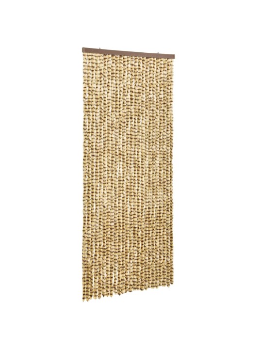 Hyönteisverho beige ja ruskea 90x220 cm Chenille