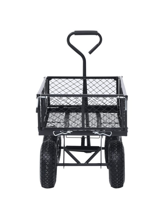 Puutarhan vetokärry musta 250 kg