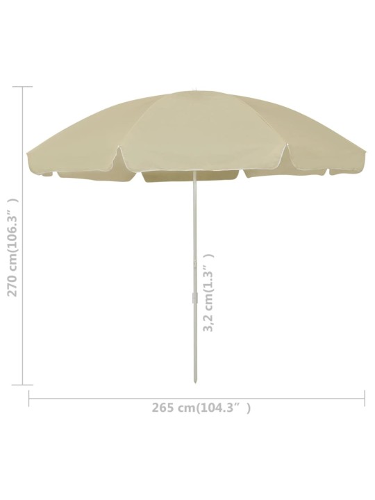 Rantavarjo hiekankeltainen 300 cm