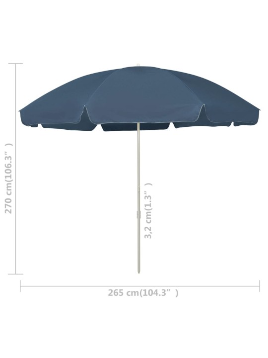 Rantavarjo sininen 300 cm