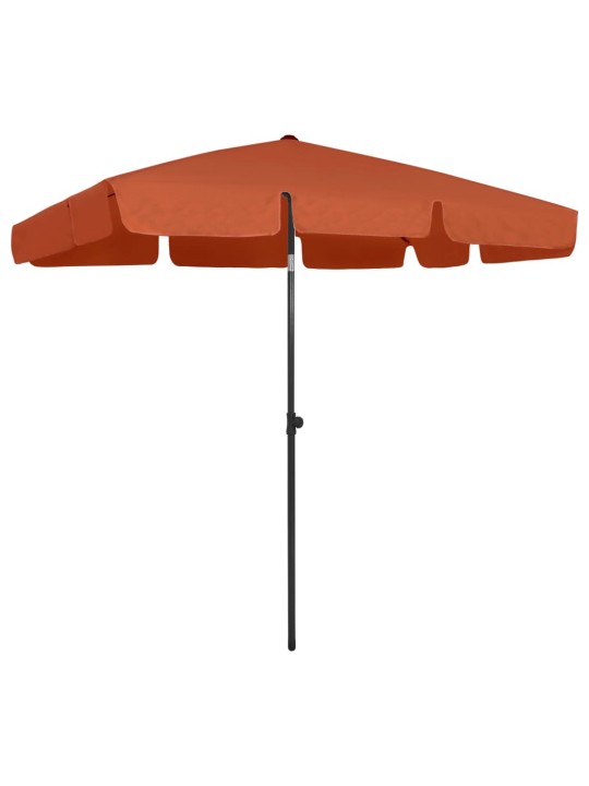 Ranta-aurinkovarjo terrakotta 200x125 cm