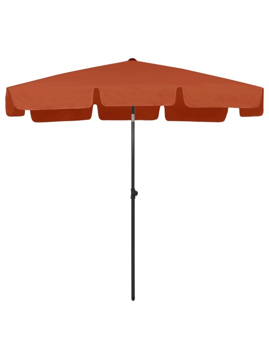Ranta-aurinkovarjo terrakotta 200x125 cm