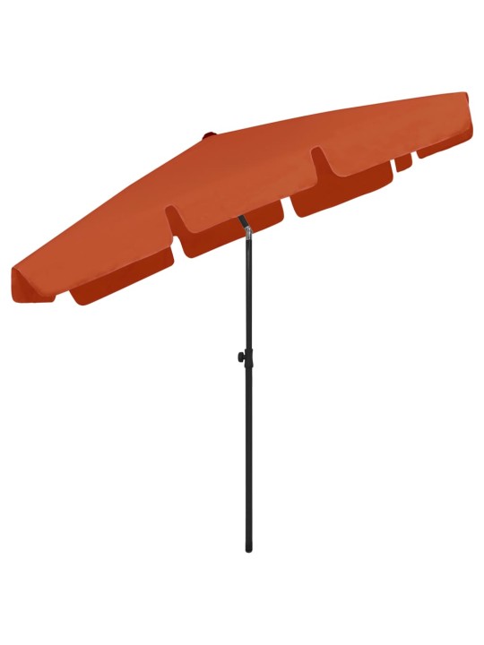 Ranta-aurinkovarjo terrakotta 200x125 cm