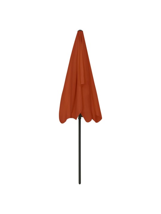 Ranta-aurinkovarjo terrakotta 200x125 cm