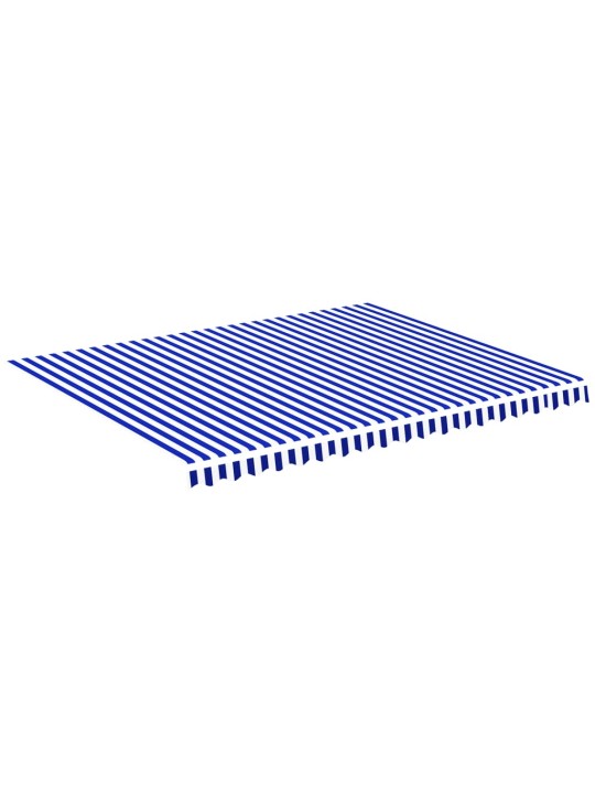 Varakangas markiisiin sininen ja valkoinen 4,5x3,5 m