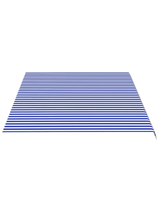 Varakangas markiisiin sininen ja valkoinen 5x3,5 m