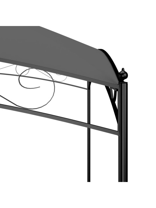 Huvimaja 3x3x2,65 m antrasiitti 180 g/m²