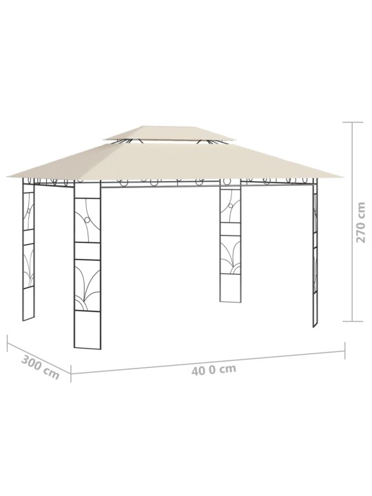 Huvimaja 4x3x2,7 m kerma 160 g/m²