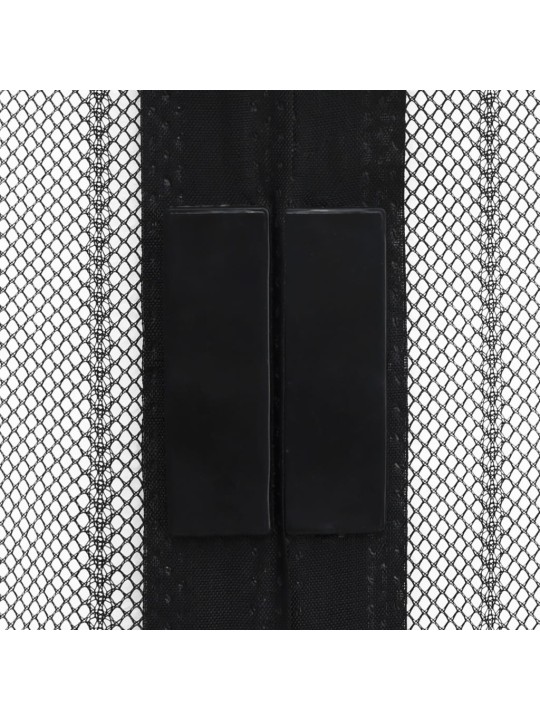 Hyönteisverhot oveen 2 kpl magneettikiinnitys musta 200x80 cm