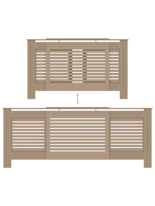 MDF lämpöpatterin suoja 205 cm