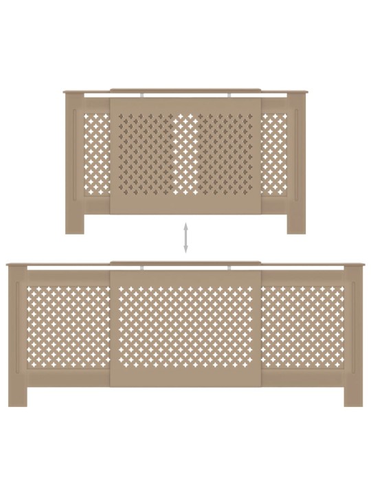 MDF lämpöpatterin suoja 205 cm