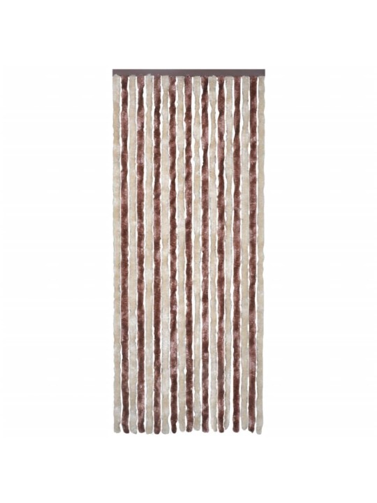 Hyönteisverho beige ja vaaleanruskea 56x200 cm Chenille