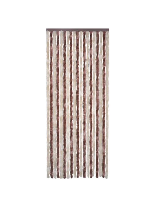 Hyönteisverho beige ja vaaleanruskea 90x200 cm Chenille