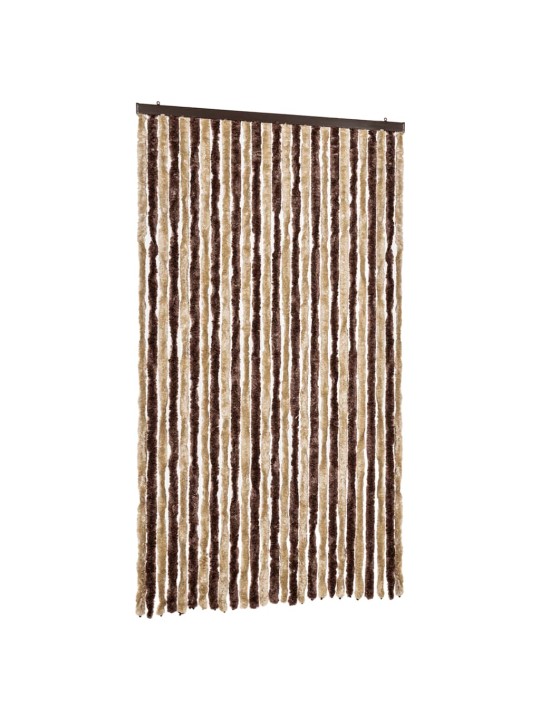 Hyönteisverho beige ja vaaleanruskea 118 x 220 cm Chenille