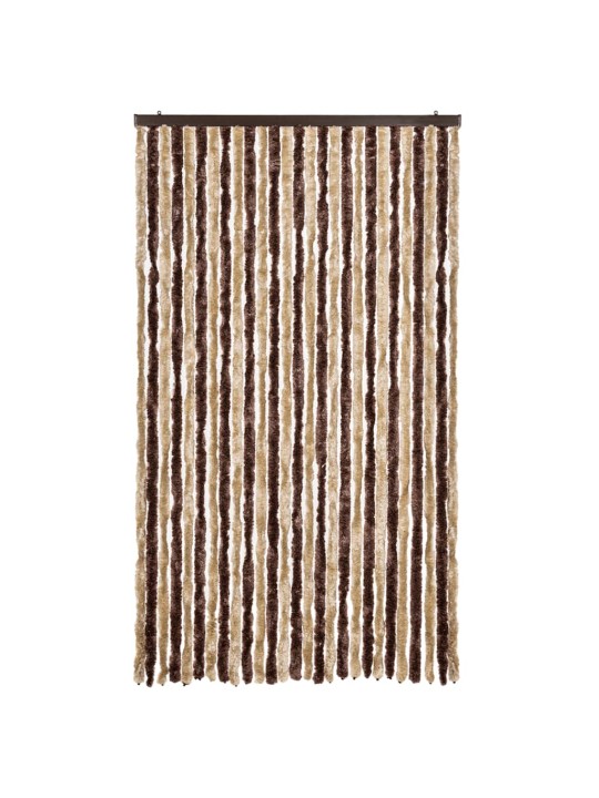 Hyönteisverho beige ja vaaleanruskea 118 x 220 cm Chenille