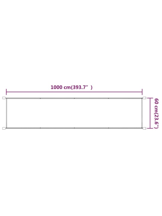 Pystymarkiisi sininen 60x1000 cm Oxford kangas