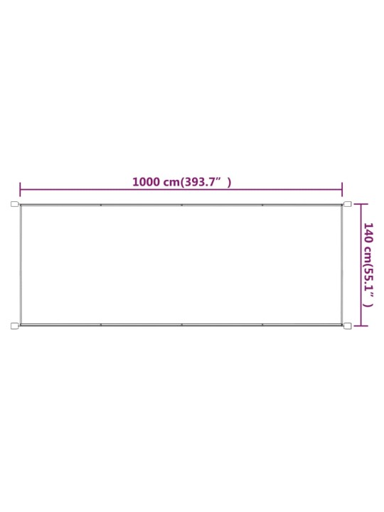 Pystymarkiisi sininen 140x1000 cm Oxford kangas