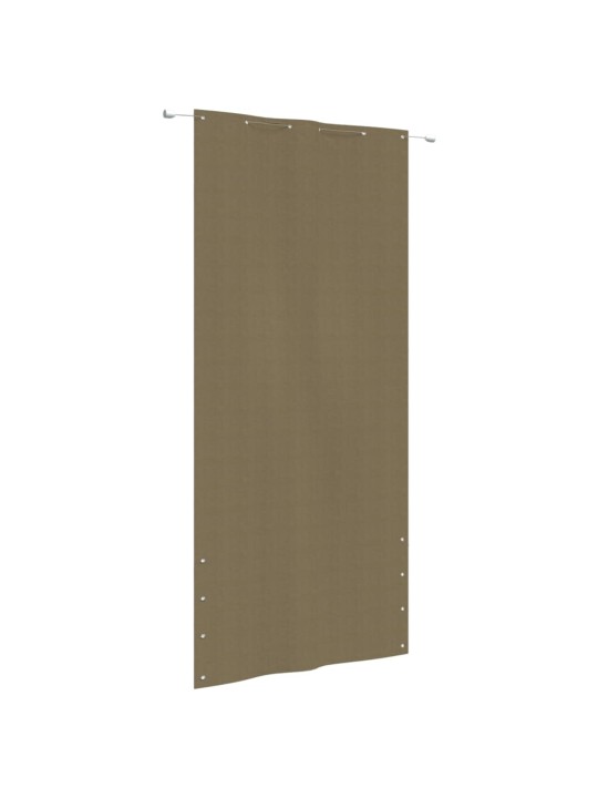 Parvekkeen suoja taupe 120x240 cm Oxford kangas