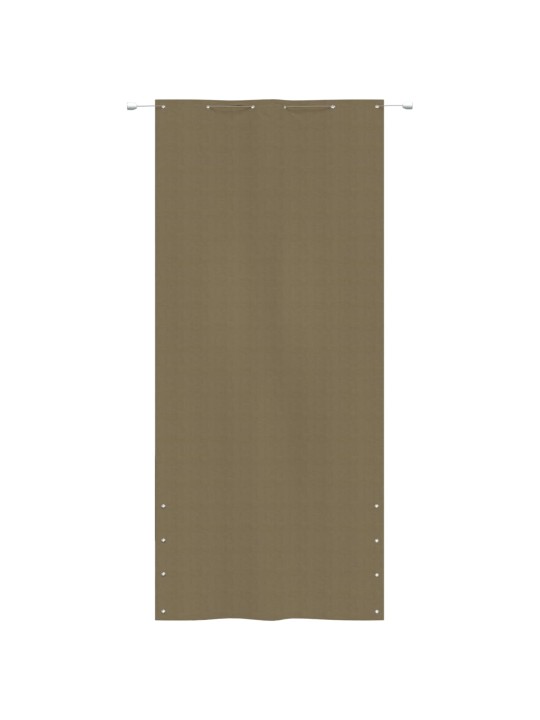 Parvekkeen suoja taupe 120x240 cm Oxford kangas