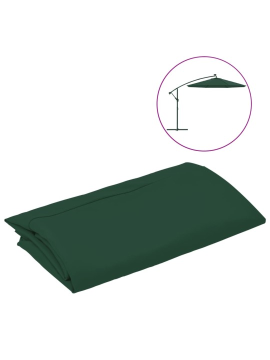 Aurinkovarjon vaihtokangas vihreä 350 cm