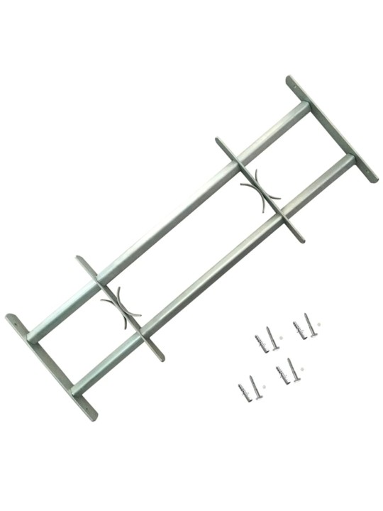 Säädettävä ikkunan turvaristikko 2 kpl 700 - 1050 mm