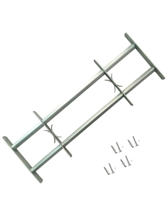 Säädettävä ikkunan turvaristikko 2 kpl 1000 - 1500 mm