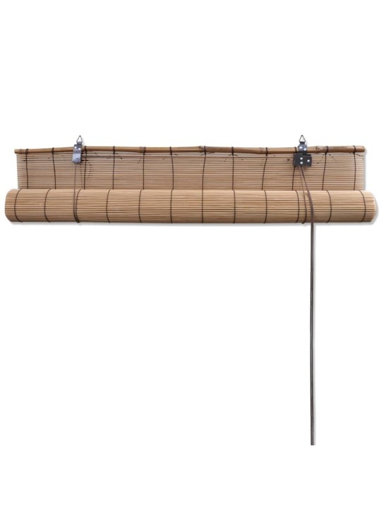 Bambu rullaverhot 2 kpl 80 x 160 cm ruskea