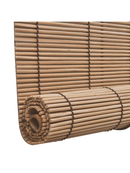 Bambu rullaverhot 2kpl ruskea 120 x 220 cm