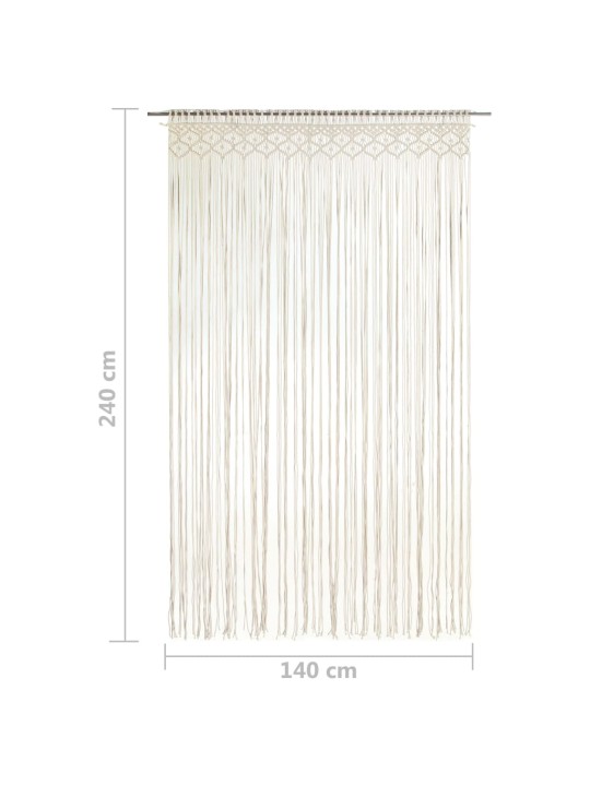 Macrame verho 140x240 cm puuvilla