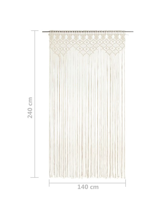 Macrame verho 140x240 cm puuvilla