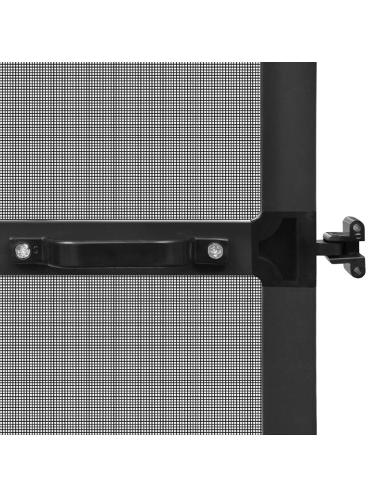 Saranoitu hyönteisverkko oviin 120x240 cm antrasiitti