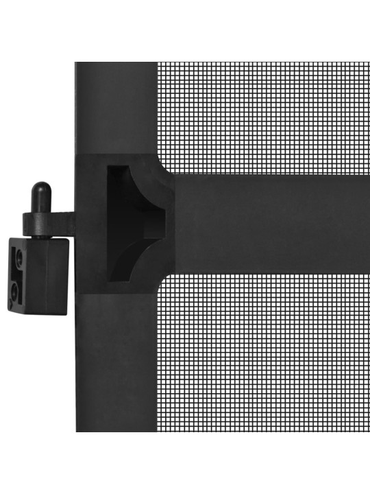 Saranoitu hyönteisverkko oviin 120x240 cm antrasiitti