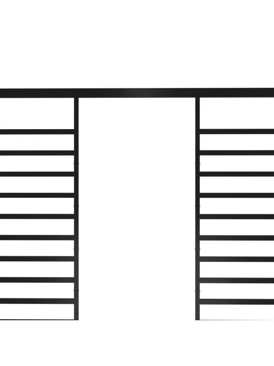 Huvimaja sisäänvedettävä katto 4x3x2,3 m antrasiitti 180 g/m²