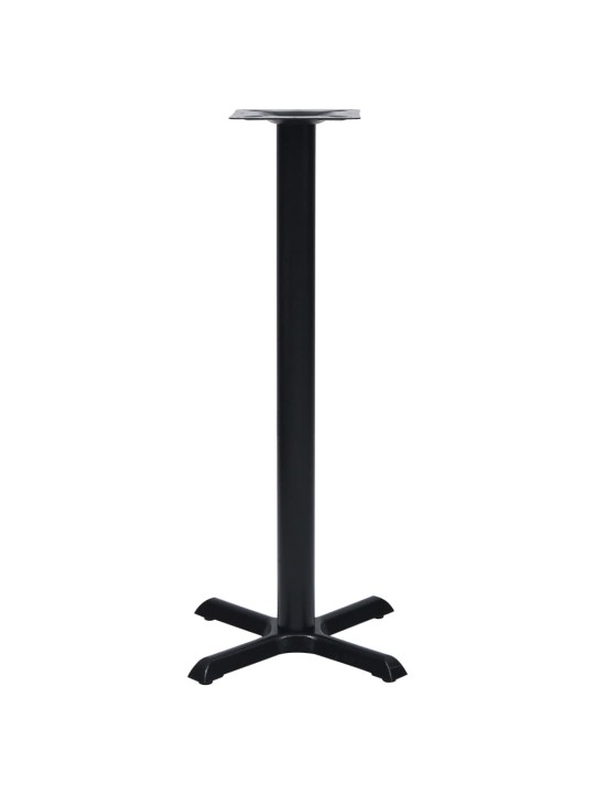 Bistropöydän jalka musta 56x56x107 cm valurauta