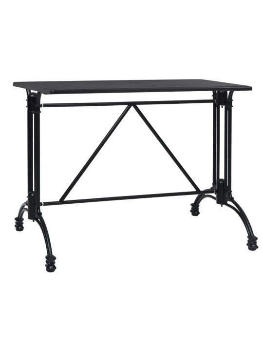 Bistropöydän jalka musta 93x60x72 cm valualumiini
