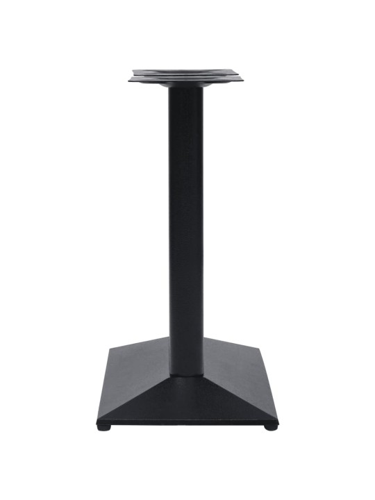 Bistropöydän jalka musta 70x40x72 cm valurauta