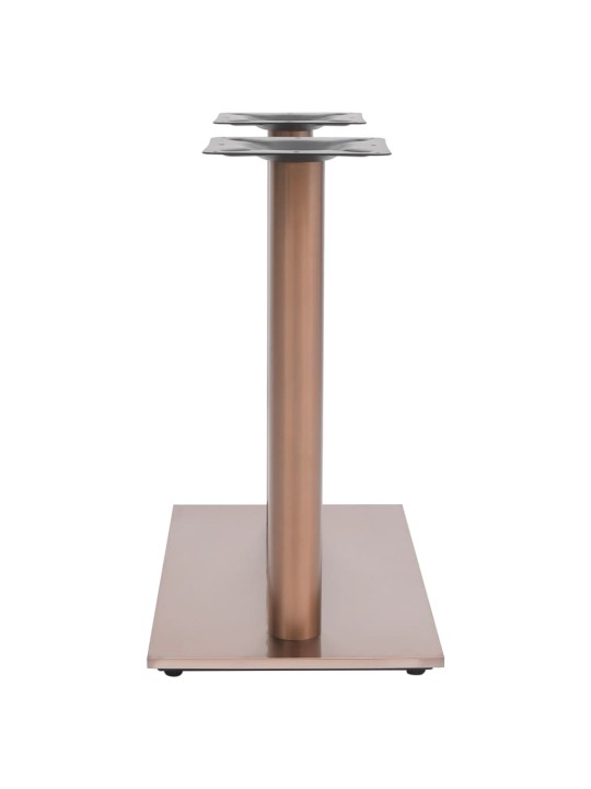 Bistropöydän jalka messingin väri 70x40x72 cm ruostumaton teräs