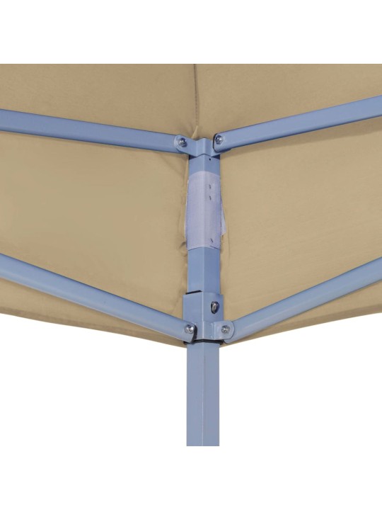 Juhlateltan katto 3x3 m beige 270 g/m²