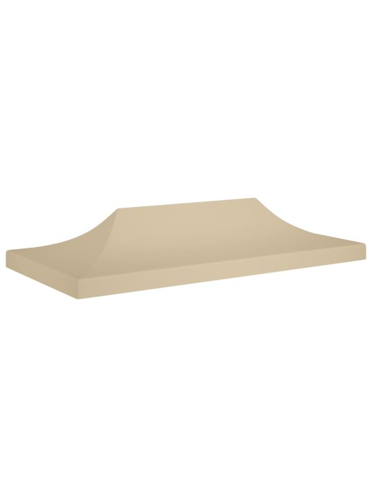 Juhlateltan katto 6x3 m beige 270 g/m²