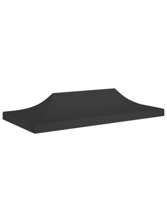 Juhlateltan katto 6x3 m musta 270 g/m²