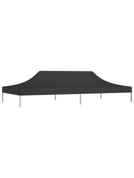 Juhlateltan katto 6x3 m musta 270 g/m²