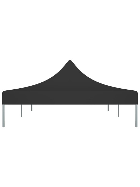 Juhlateltan katto 6x3 m musta 270 g/m²