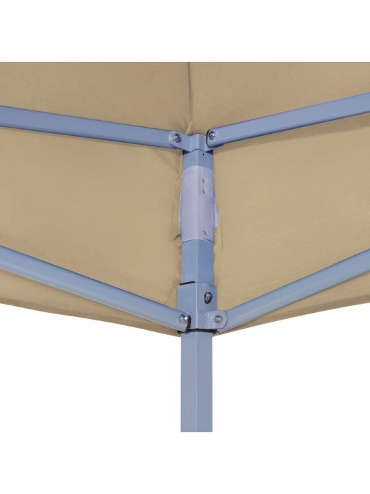 Juhlateltan katto 2x2 m beige 270 g/m²