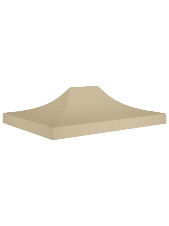 Juhlateltan katto 4x3 m beige 270 g/m²